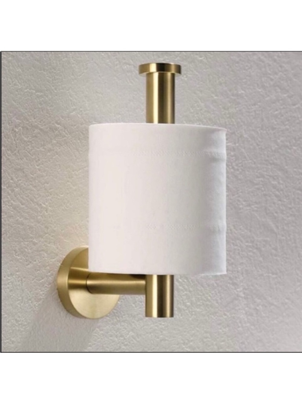 Brushed Gold Toilet paper holder Brand New